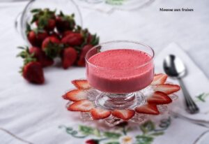 Mousse aux fraises